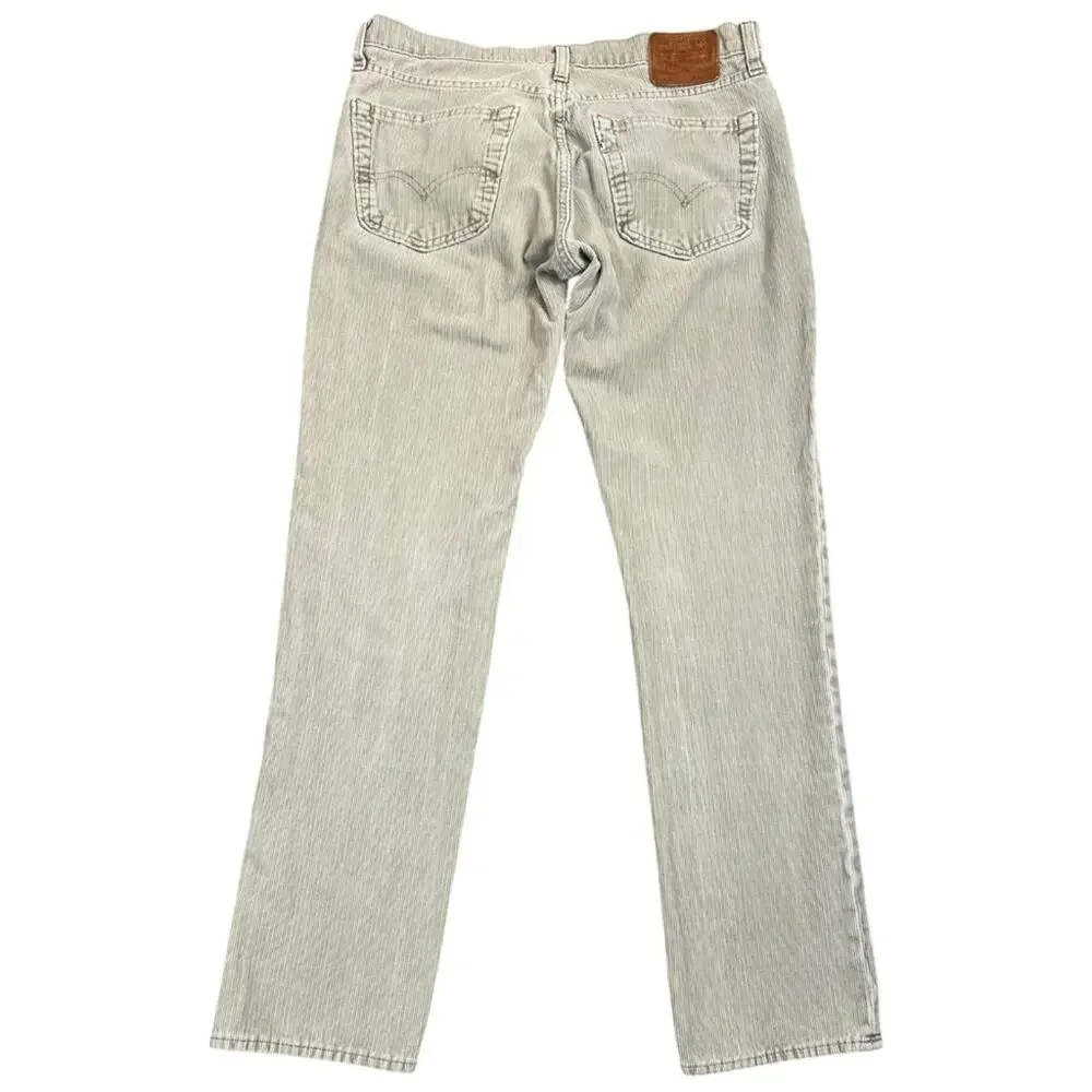 Levi's 511 Premium Slim Fit Gray Corduroy Pants
